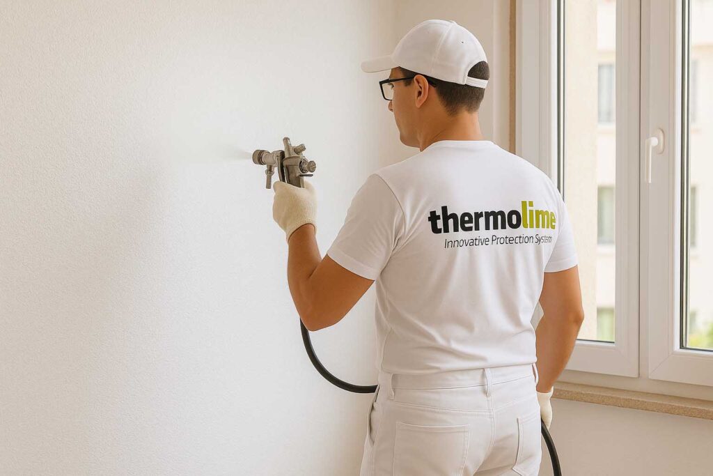 Aplicación de Thermolime Anti-Condensación