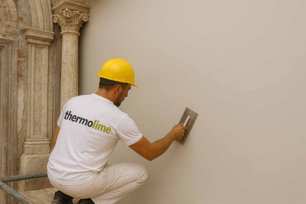 Aplicación de Thermolime Revoco Fino